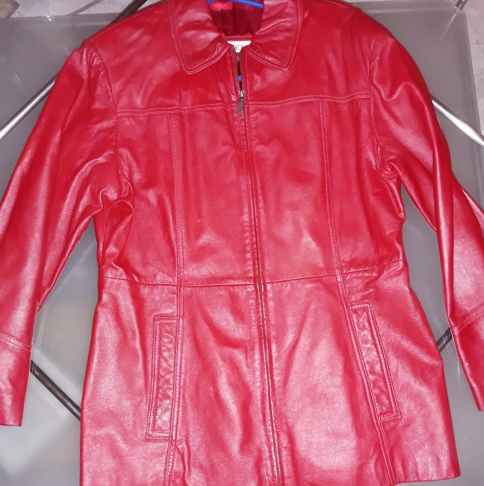 Leather jacket